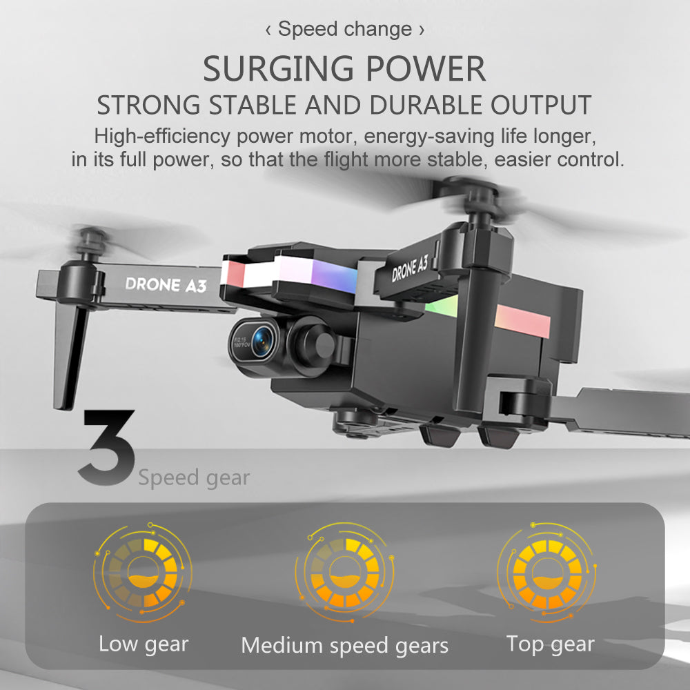 YCRC A3 PRO Drone, speed change surging power strong stable and durable output high-efficiency power