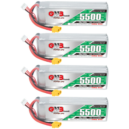 GAONENG GNB 3S 11.1V 5500mAh 70C LiPo Battery XT60