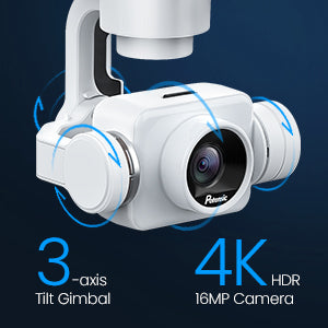 Potensic Dreamer Pro 4K HD Drone, all the joysticks are stored in the remote control’s top storage box .