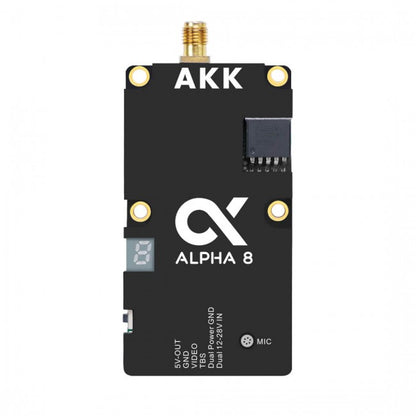 AKK Alpha 8 8W VTX - 5.8GHz 80CH  8W 5W 3W 1W Power Switchable FPV Video Transmitter