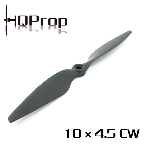 HQProp 10x4.5 CW 2-blade propeller graphic with HQProp logo and size marking