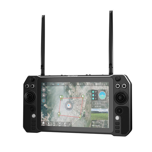 Télécommande Skydroid H30 avec écran tactile de 10,1 pouces - Télécommande radio longue portée 800 MHz 1,4 GHz 2,4 GHz pour drone UAV VTOL Agri