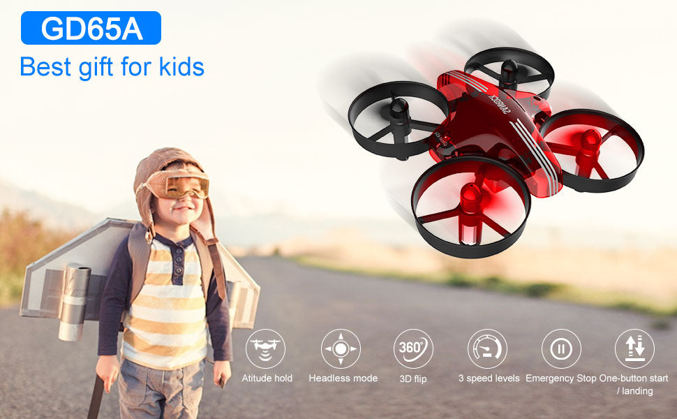 SANROCK GD65A Drone, gd6sa best gift for kids headless mode 3