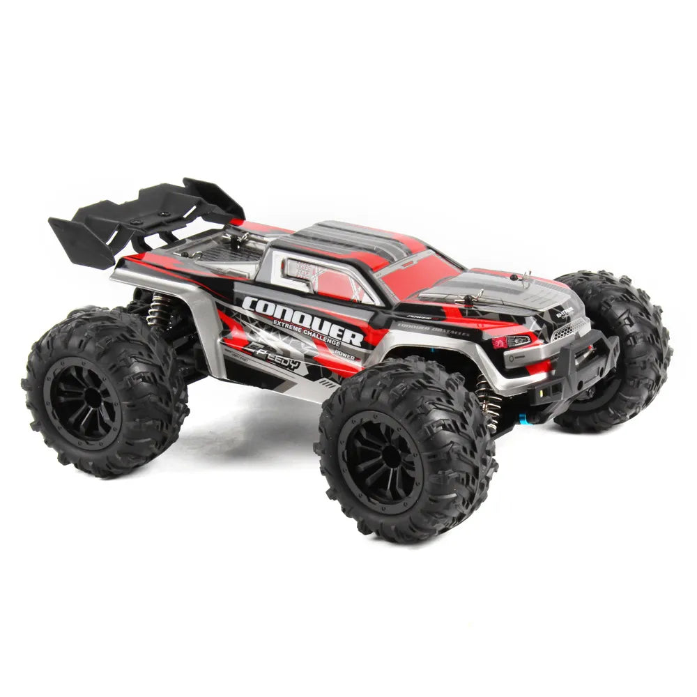 WLtoys 1:16 Scale RC Car 50km/h High-Speed 4WD Off-Road Monster Truck with RC390 Motor, 7.4V 1300mAh Battery, and 2.4GHz Remote Control