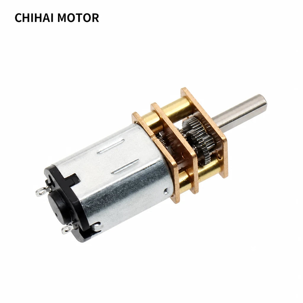 GM12-N20 gear motor, three-quarter view
