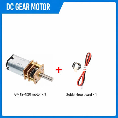 GM12-N20 Motor + Solder-Free Board
