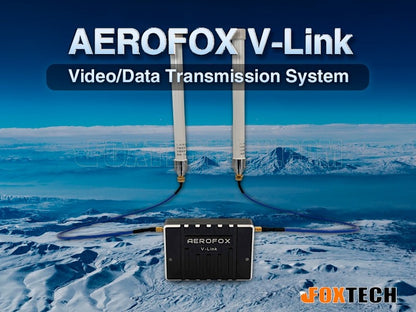 एयरोफॉक्स वी-लिंक 15KM 30KM 800MHZ 1.4GHZ 2.4GHZ लंबी दूरी का वीडियो/डेटा ट्रांसमिशन सिस्टम
