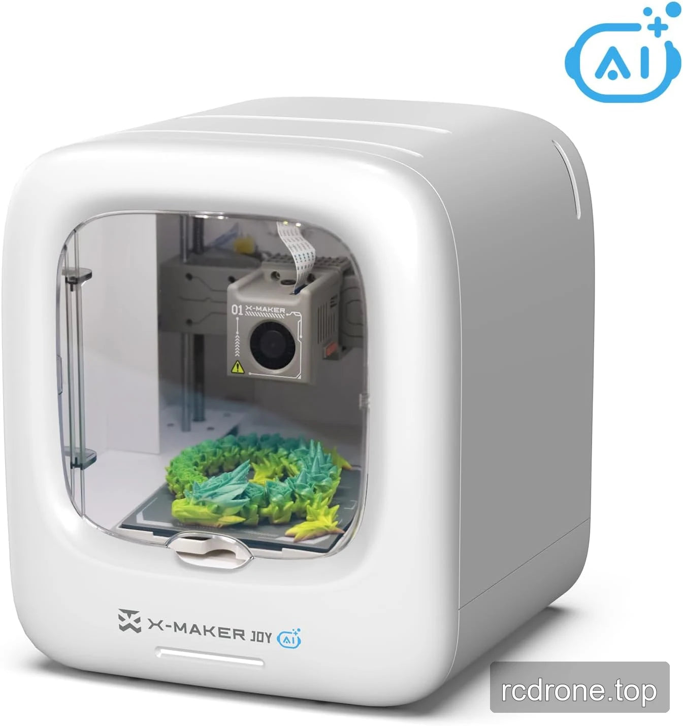 White X-MAKER JOY AI enclosed 3D printer front view