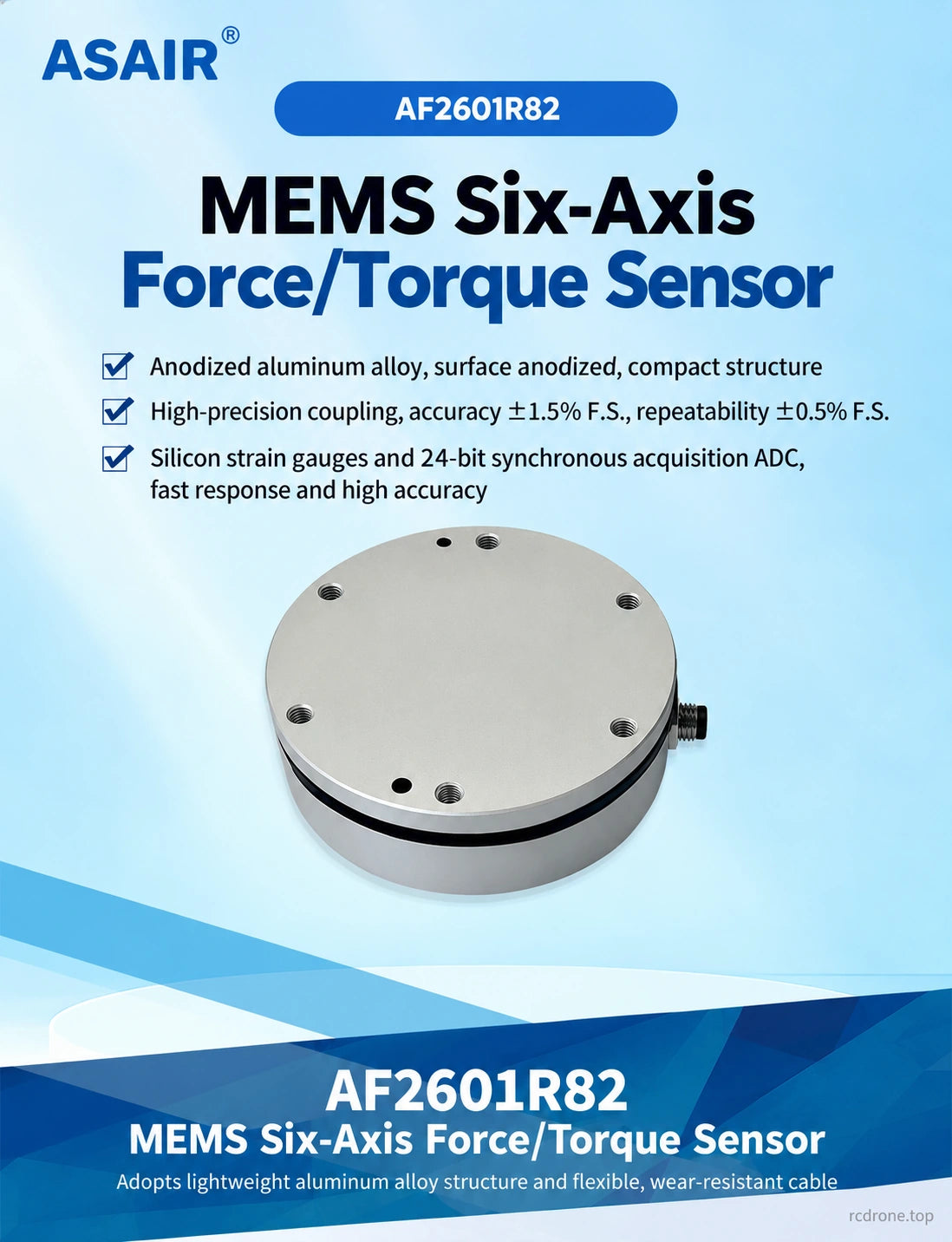 AF2601R82 aluminum MEMS sensor construction