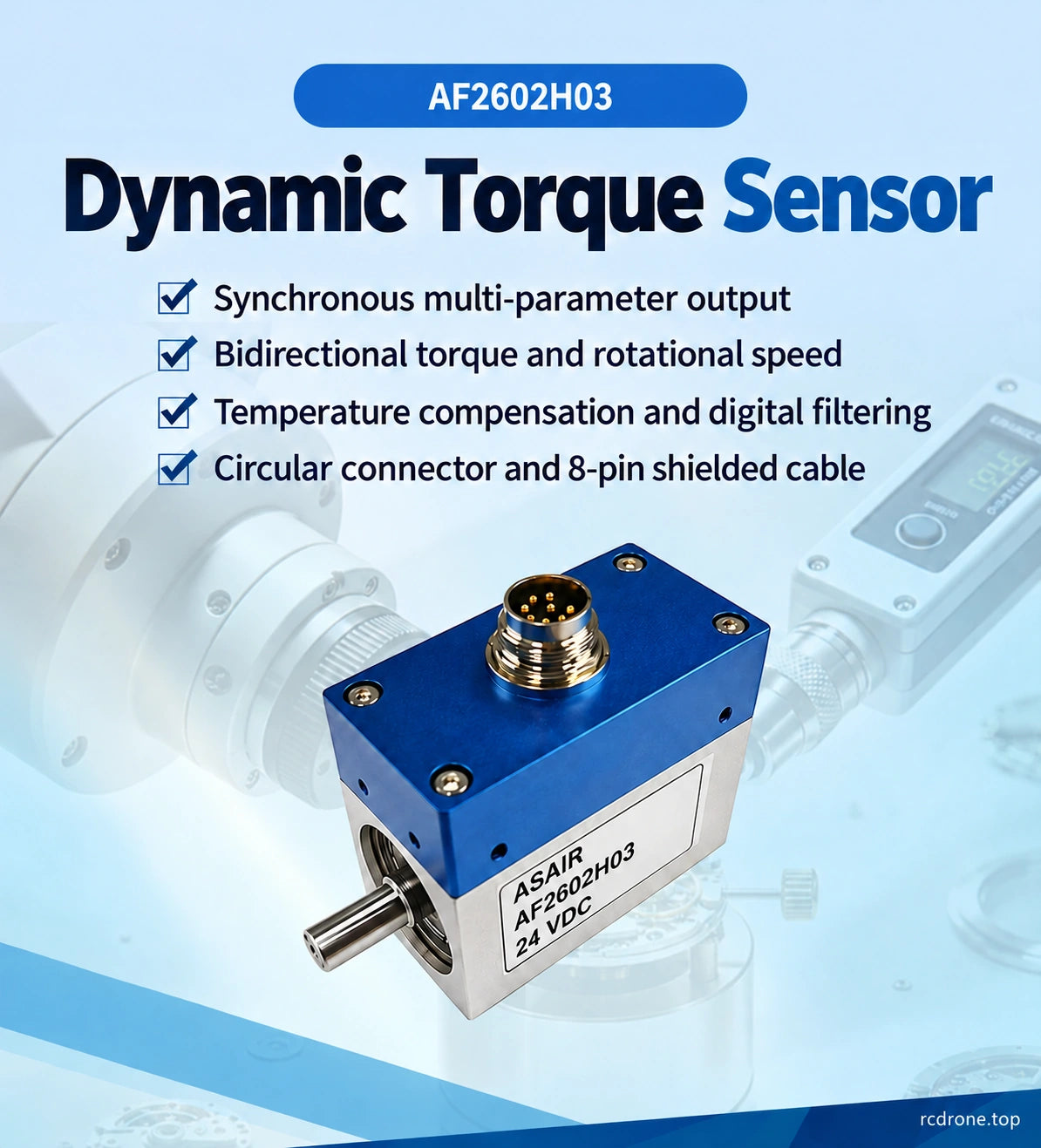 AF2602H03 dynamic torque and speed sensing features