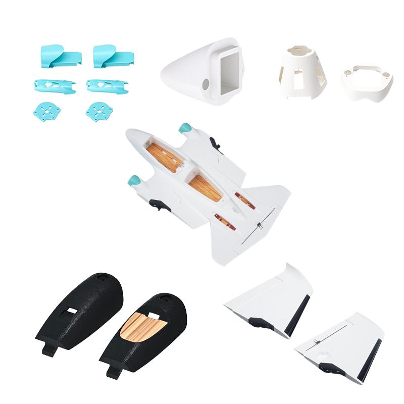 ATOMRC Penguin fixed wing accessories spare parts set, fuselage, wing panels, nose cone and hardware