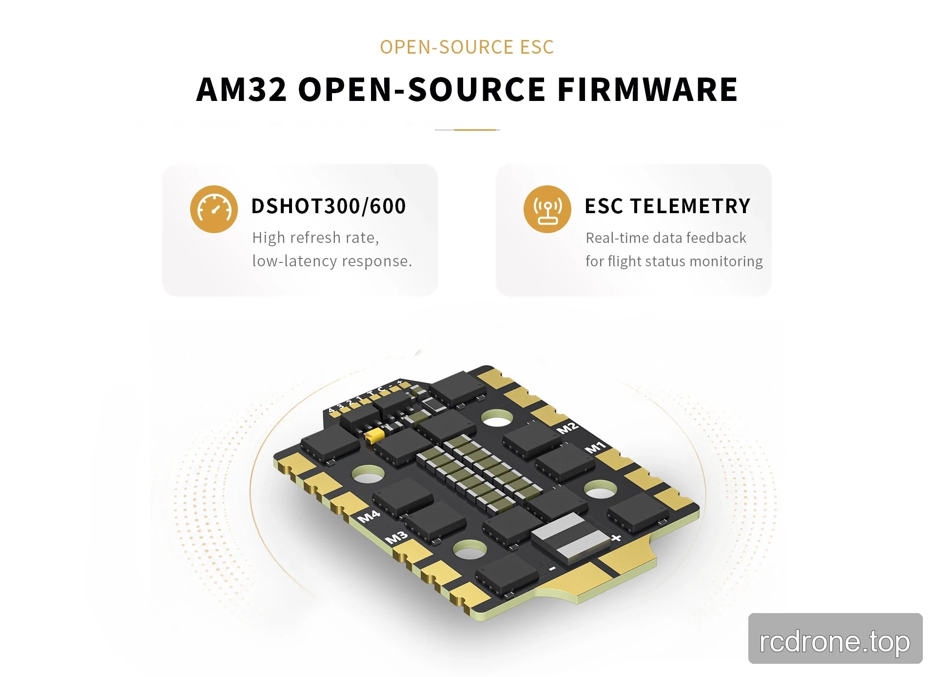 Argus Mini 60A ESC with AM32 firmware and DShot telemetry