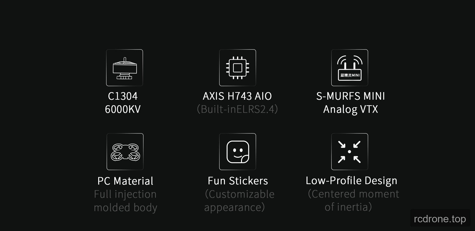 POCKEY 20 component and airframe feature panel