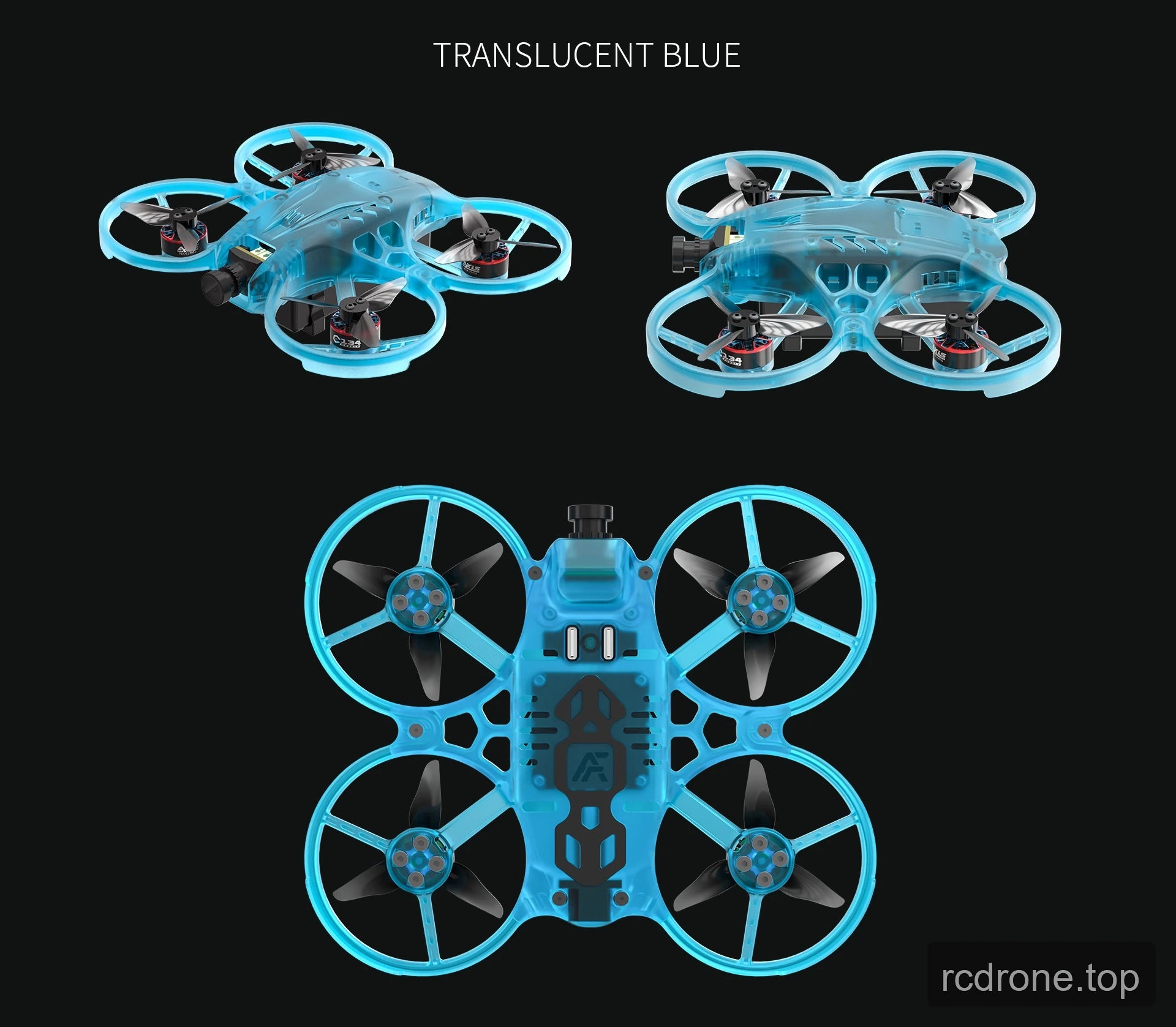 Translucent Blue POCKEY 20 drone views