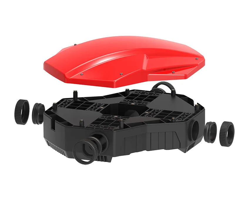 EFT E416P 16L Agriculture Drone, the body adopts streamlined design, bright red coating, simple and beautiful appearance . the