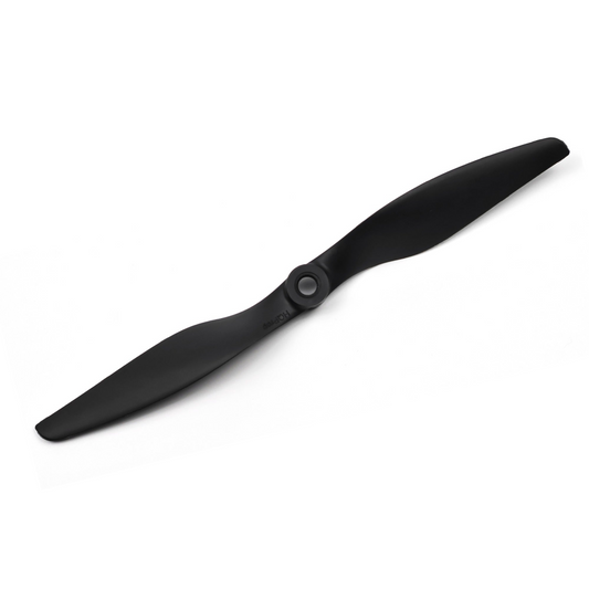 HQProp Thin Electric Prop E-8X6 8x6 two-blade nylon composite propeller, black, isolated