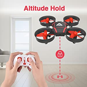 ATTOP A11 Drone, one key auto pairing & take-off/landing functions