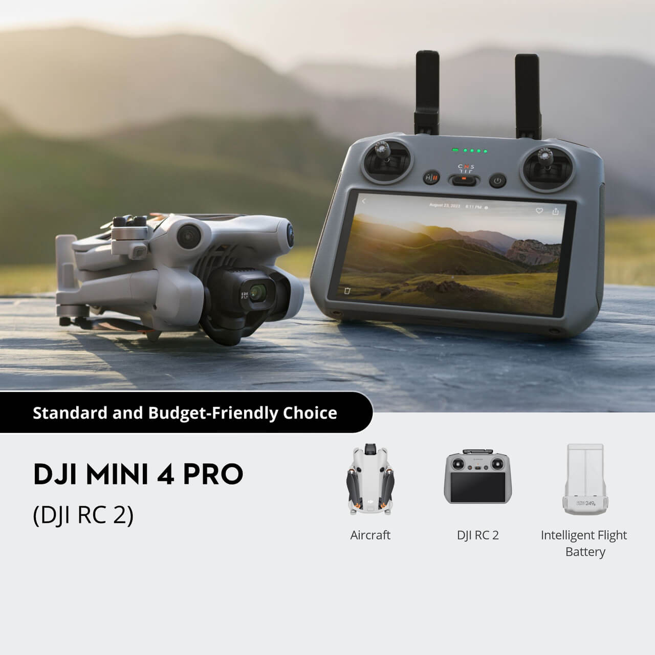 DJI Mini 4 Pro Drone, Standard and Budget-Friendly Choice DJI MINI 4 PRO 2484