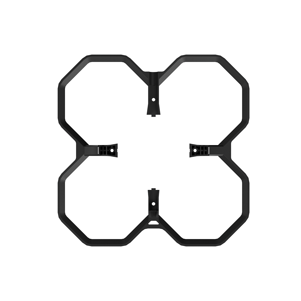 iFlight Defender 20 Lite Replacement Parts, iFlight Defender 20 Lite replacement prop guard frame in black, four-loop protective ring with mounting tabs