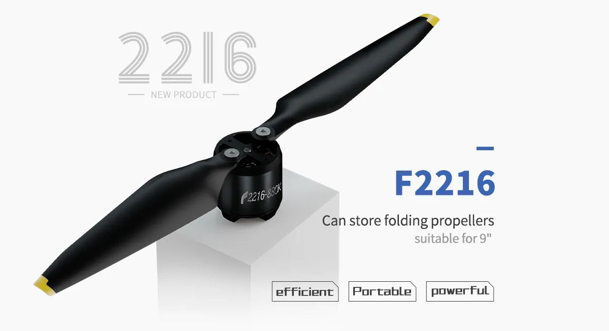 2216 NEW PRODUCT F2216 Can store folding propellers suitable for 9"