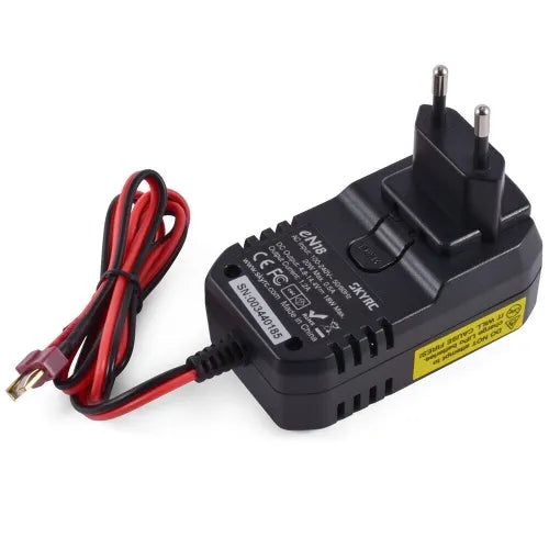 SkyRC eN18 NiMH Peak Charger, SkyRC eN18 NiMH peak wall charger with EU plug and red/black output lead with connector