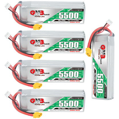 GAONENG GNB 3S 11.1V 5500mAh 70C LiPo Battery XT60