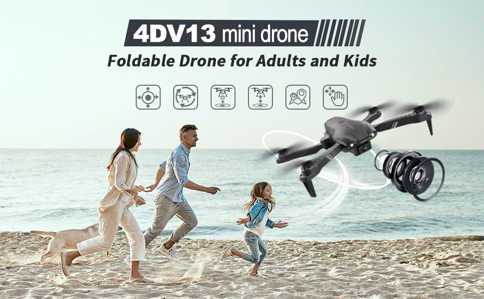 adv13 mini drone foldable drone for adults and