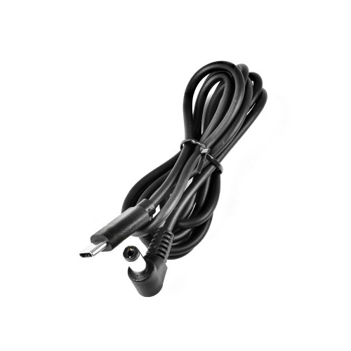 SpeedyBee USB Type-C goggle cable with USB-C plug and right-angle DC barrel power connector