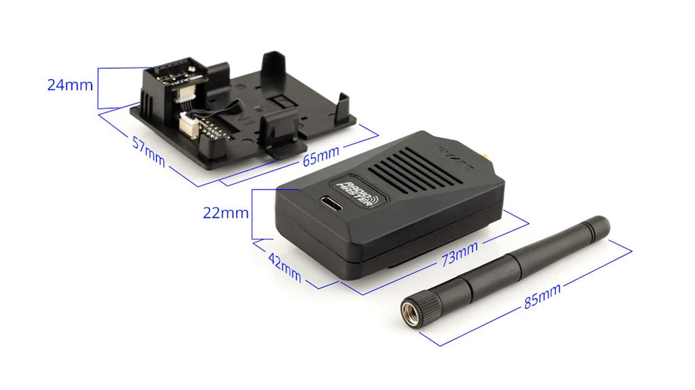 RadioMaster Micro 2.4GHz RM 4-in-1 Multiprotocol Module - JR / Nano For Zorro Boxer TX16S MKII TX12 MKII Radio Transmitter RadioMaster 4IN1 is a nano module by default. A JR adapter is