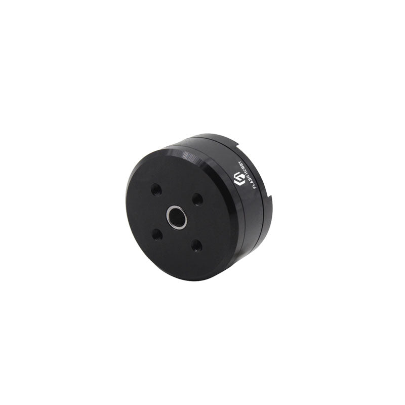 Flashhobby BGM2606-90T Gimbal Motor, Flashhobby BGM2606-90T brushless gimbal motor with black round housing, center shaft and mounting holes