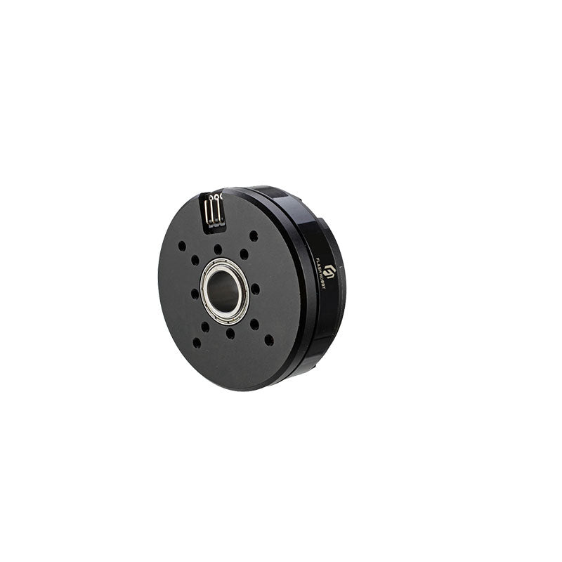 Flashhobby BGM5208-200HS gimbal motor with black round housing, central bearing, mounting holes and connector