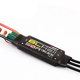 EMAX BLHeli Series 50A UBEC ESC electronic speed controller with BLHeli 50A label and wired leads