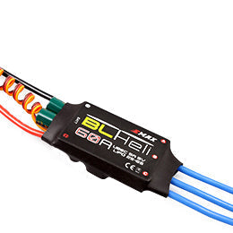 EMAX BLHeli Series 60A UBEC ESC speed controller module with power leads and signal wires
