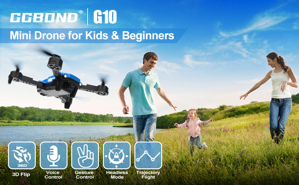 GGBOND G10/G20 Drone, ggbond g10 mini drone for kids & beginners 360