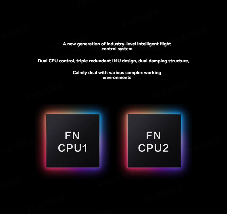 RCDrone, FN FN CPU1 CPU2 is a new generation of intelligent flight control system 