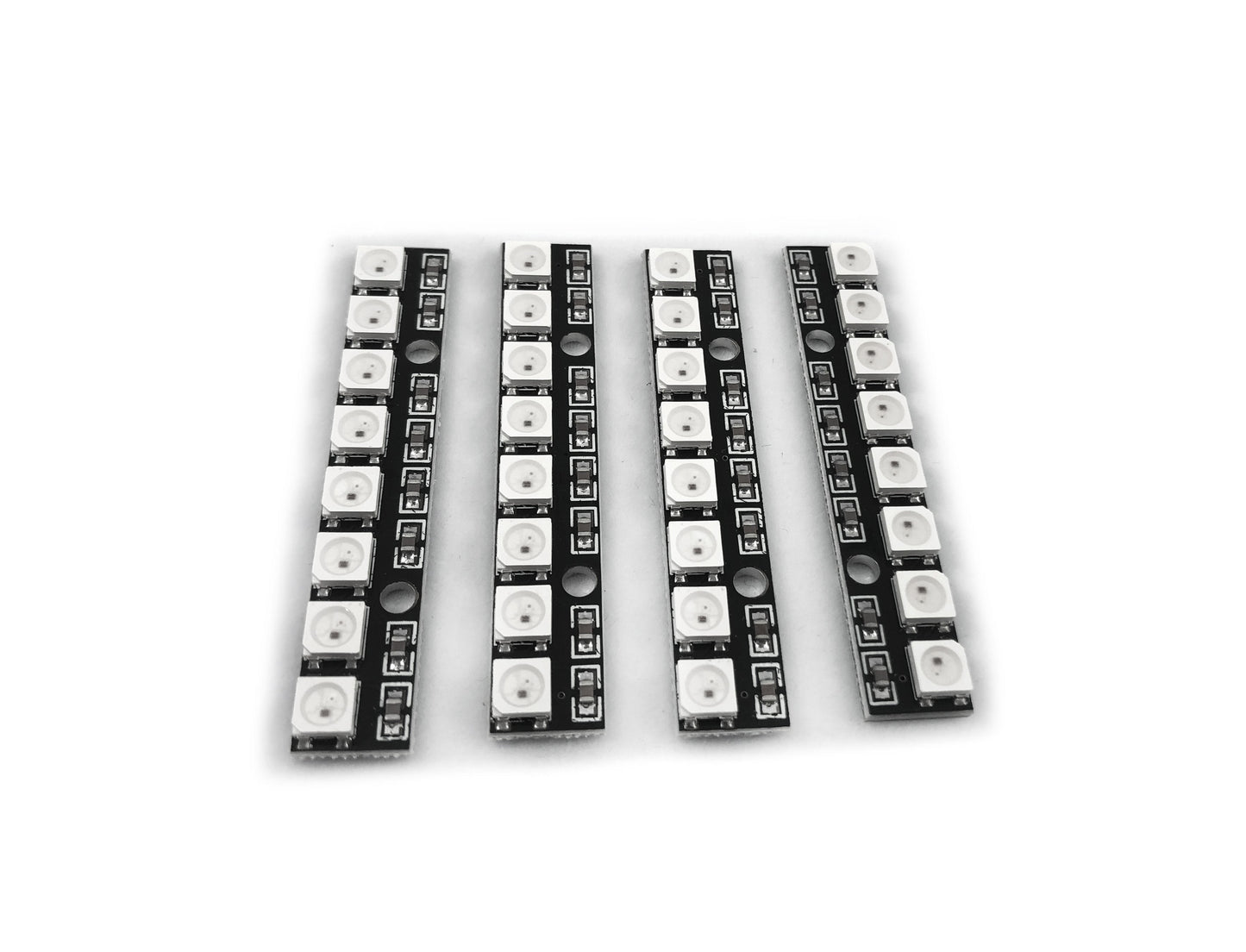 4개 세트 WS2812 8 LED 보드 5V 어드레서블 풀 컬러 LED 보드 (Betaflight/Cleanflight용, 57mm)