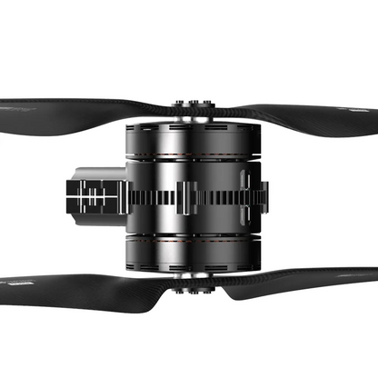 MAD 9X12-II coaxial drone arm with stacked dual motors and top-and-bottom propeller mounting