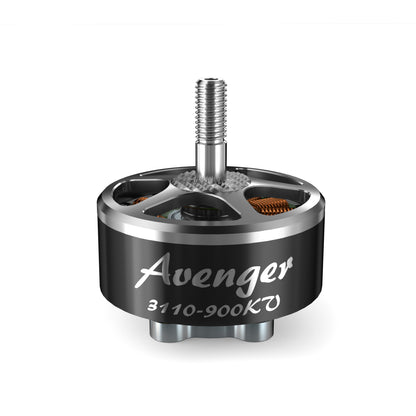 BrotherHobby Avenger 3110 Brushless Motor, BrotherHobby Avenger 3110-900KV brushless motor with threaded shaft and black bell housing