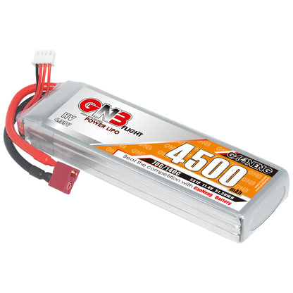 GAONENG GNB LiHV 3S 11.4V 4500mAh 70C LiPo battery with T-plug and balance lead