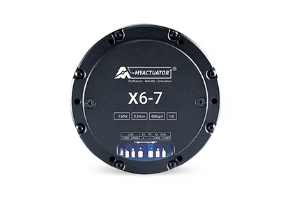 MyActuator RMD-X6-7 Planetary Servo Actuator, 48V, 400RPM, 3.5N·m Torque, CAN/RS485, High-Precision for Robotics and Automation