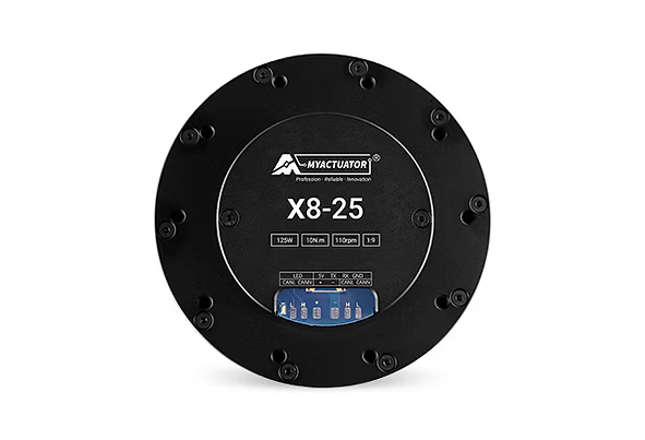 MyActuator X8-25 V2 Planetary Servo Actuator, 48V, 10N·m Torque, 110RPM, 18-bit Encoder, CAN/RS485, for Robotic Arms and Quadruped Robots