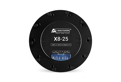 MyActuator X8-25 V2 Planetary Servo Actuator, 48V, 10N·m Torque, 110RPM, 18-bit Encoder, CAN/RS485, for Robotic Arms and Quadruped Robots