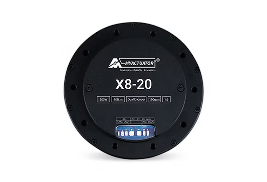 MyActuator RMD-X8-20 Planetary Servo Actuator for MIT Robotics Arm, Humanoid and Quadruped Robots, 48V, 10N·m Torque, Dual Encoder