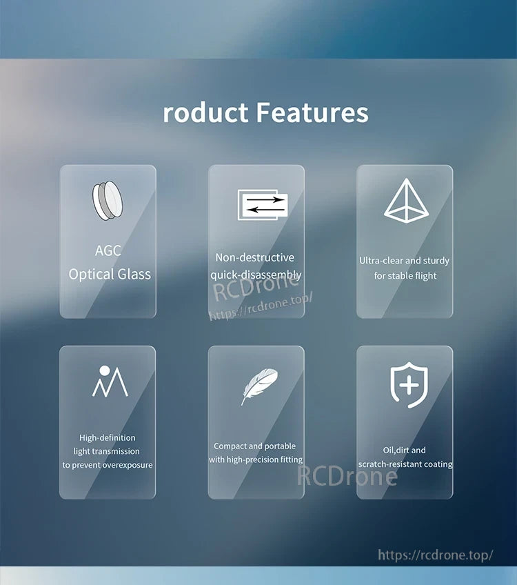 Camera Lens Filter, High-definition optical glass with durable, scratch-resistant coating; compact, portable, precision-fitted for stability; quick-disassembly design enables easy, non-destructive maintenance. (24 words)