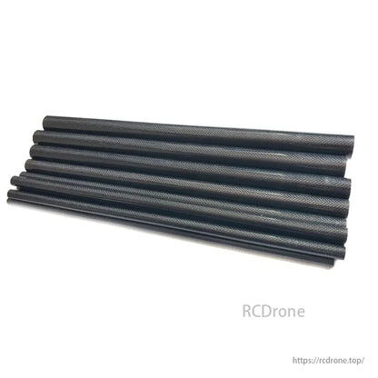 Karbon Fiber Tüp 3K Uzunluk 500mm - Çap 10mm 12mm 14mm 16mm 18mm 22mm 24mm 26mm 28mm 30mm 32mm RC Model Uçak Araba için