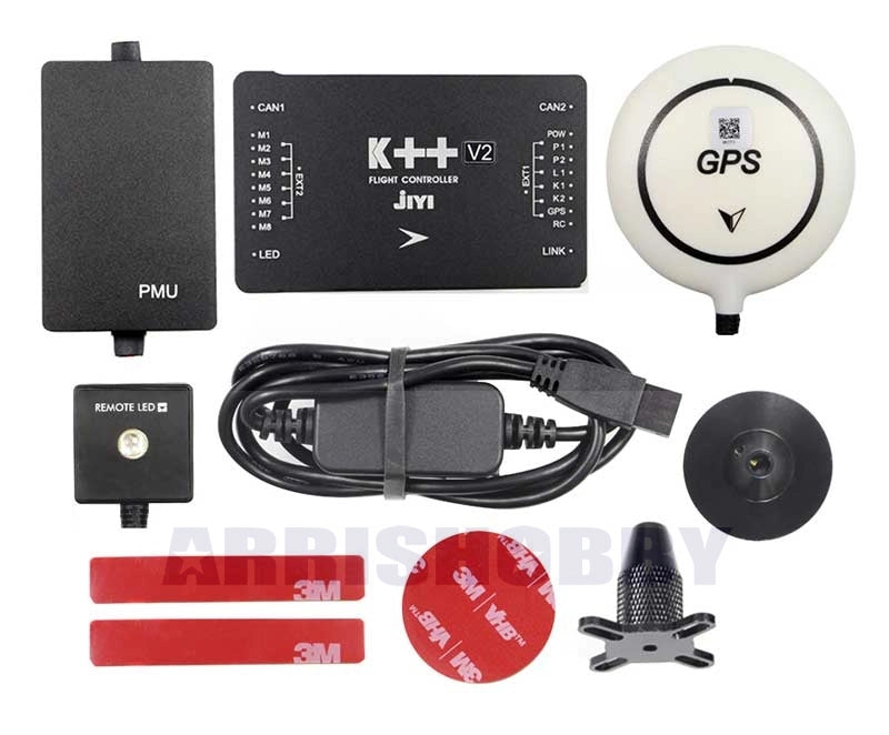 JIYI K ++ V2 Flight Controller GPS Radar Combo for Agriculture Spraying Drones, JIYI K++ FC,Terrain Radar,Obstacle Radar,Can Hub, Flow Meter, Attitude mode, GPS mode, AB operation, route operation, one-key return home 9 it can detect diagonal cables over 1 cm, small tree trunks 10 cm, people 1.7