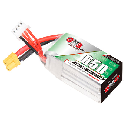 GAONENG GNB 650mAh 3S 11.1V 70C XT30 LiPo Battery for 90-130mm FPV Drones & Cinewhoop