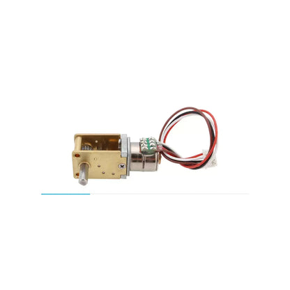 CHF-GW12T-10BY worm gear motor side view