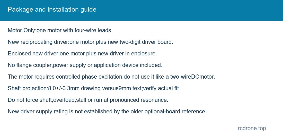 Package and installation guide