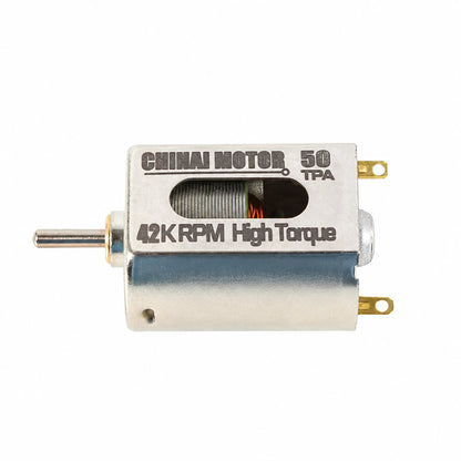 50TPA motor side view and round output shaft